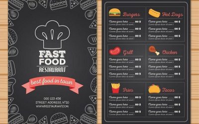 In menu giá rẻ đẹp tphcm – Thiết kế miễn phí chuyên nghiệp