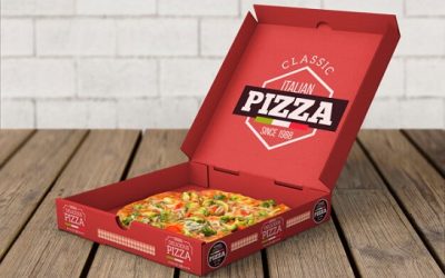 Nhận in hộp giấy đựng pizza theo yêu cầu