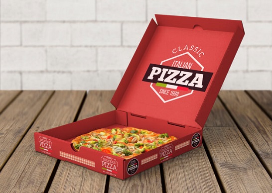 Nhận in hộp giấy đựng pizza theo yêu cầu