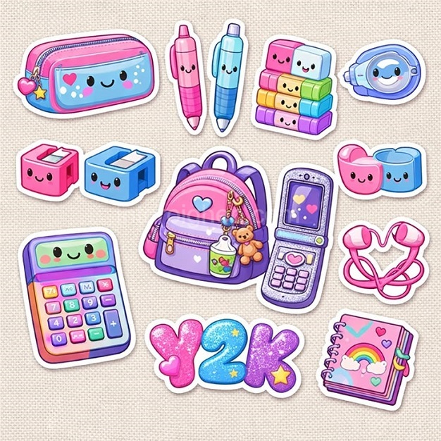 Mẫu sticker học tập cute - 16