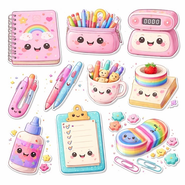 50+ Mẫu Sticker Học Tập Cute, Truyền Cảm Hứng Học Bài